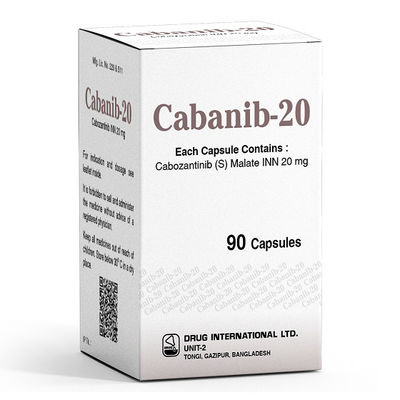20mg 40mg 60mg Cabozantinib XL184 Cancer Treatment Tablets