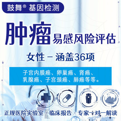 Female Tumor Susceptibility 36 Risk Assessments Genetic Testing For Cancer