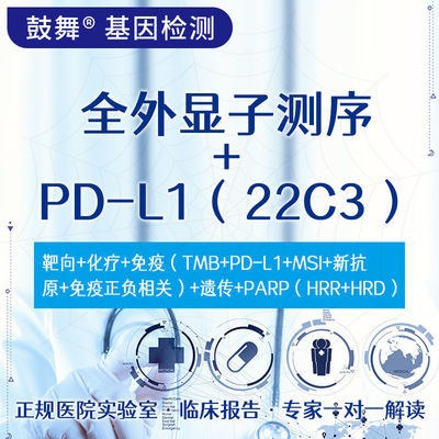 اختبار تسلسل NGS+IHC للجسم الخارجي بالكامل + PD-L1 (22C3) الحزمة