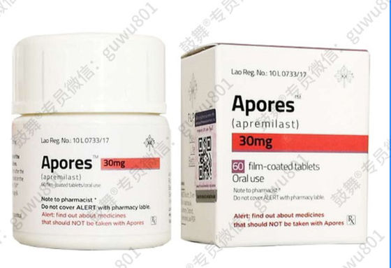 TlphApremilast_ Apores30mg*60 قرص/ زجاجة (صندوق) الصدفية، التهاب المفاصل الصفراء